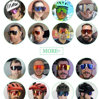 Queshark cylcling glasses Sports sunglasses for men and women - Promo Pro Store