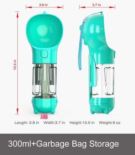 Portable 3 in 1 Dog Water Bottle - Promo Pro Store
