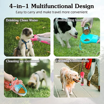 Portable 3 in 1 Dog Water Bottle - Promo Pro Store