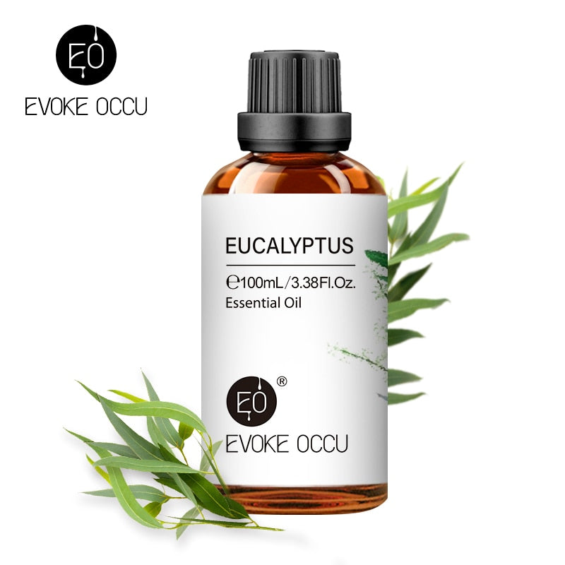100ML Essential Oils for Diffuser Humidifier Aroma Oil Vanilla Eucalyptus Jasmine Rose Lavender Rosemary Peppermint Tea Tree - Promo Pro Store